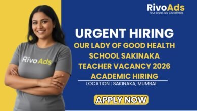 Our Lady Of Good Health School Sakinaka Teacher Vacancy 2026 Academic Hiring