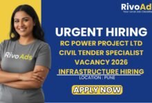 RC Power Project Ltd Civil Tender Specialist Vacancy 2026 Infrastructure Hiring