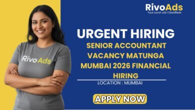 Senior Accountant Vacancy Matunga Mumbai 2026 Financial Hiring