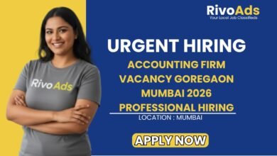 Accounting Firm Vacancy Goregaon Mumbai 2026 Professional Hiring
