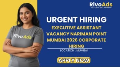 Executive Assistant Vacancy Nariman Point Mumbai 2026 Corporate Hiring