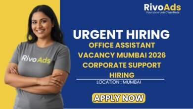 Office Assistant Vacancy Mumbai 2026 Corporate Support Hiring