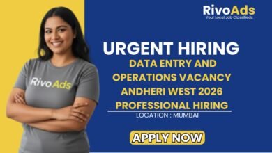 Data Entry and Operations Vacancy Andheri West 2026 Professional Hiring