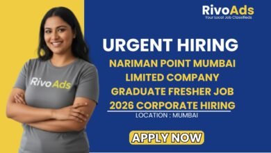 Nariman Point Mumbai Limited Company Graduate Fresher Job 2026 Corporate Hiring