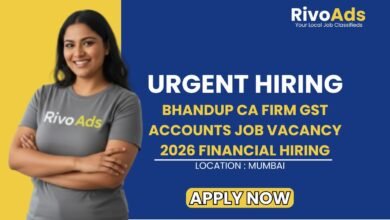 Bhandup CA Firm GST Accounts Job Vacancy 2026 Financial Hiring