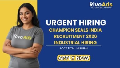 Champion Seals India Recruitment 2026 Industrial Hiring