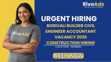 Borivali Builder Civil Engineer Accountant Vacancy 2026 Construction Hiring