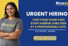 Fast Food Cook Cafe Staff Kanpur Jobs 2026 at a professional cafe.