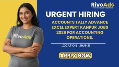 Accounts Tally Advance Excel Expert Kanpur Jobs 2026 for accounting operations.