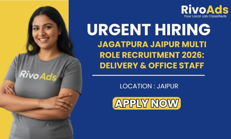 Jagatpura Jaipur Multi Role Recruitment 2026 Hiring Banner