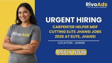 Carpenter Helper MDF Cutting Elite Jhansi Jobs 2026 at Elite, Jhansi.