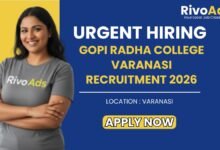 Gopi Radha College Varanasi Recruitment 2026