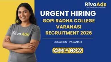 Gopi Radha College Varanasi Recruitment 2026