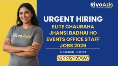 Elite Chauraha Jhansi Badhai Ho Events Office Staff Jobs 2026