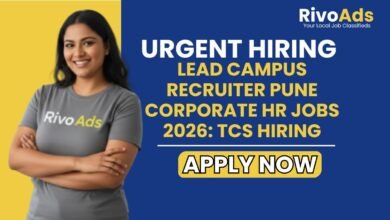 Lead Campus Recruiter Pune Corporate HR Jobs 2026