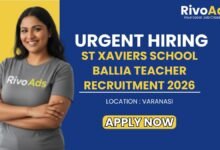 St Xaviers School Ballia Teacher Recruitment 2026