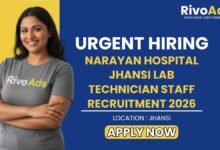 Narayan Hospital Jhansi Lab Technician Staff Recruitment 2026