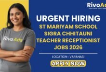 St Mariyam School Sigra Chhitauni Teacher Receptionist Jobs 2026