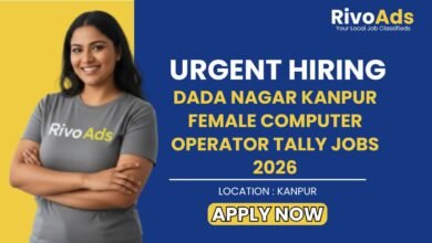 Dada Nagar Kanpur Female Computer Operator Tally Jobs 2026