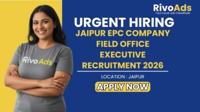 Jaipur EPC Company Field Office Executive Recruitment 2026