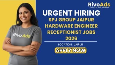 SPJ Group Jaipur Hardware Engineer Receptionist Jobs 2026