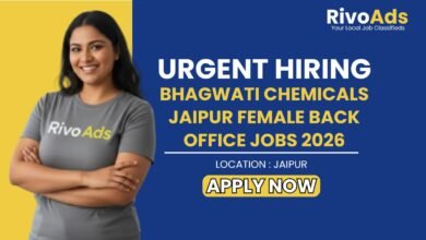 Bhagwati Chemicals Jaipur Female Back Office Jobs 2026