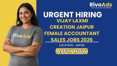 Vijay Laxmi Creation Jaipur Female Accountant Sales Jobs 2026