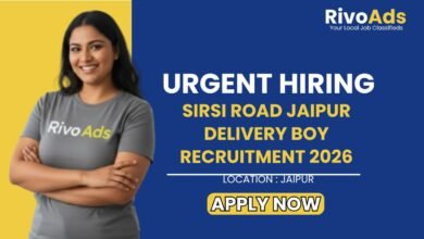 Sirsi Road Jaipur Delivery Boy Recruitment 2026