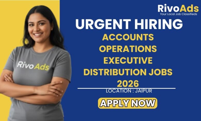 Accounts Operations Executive Distribution Jobs 2026