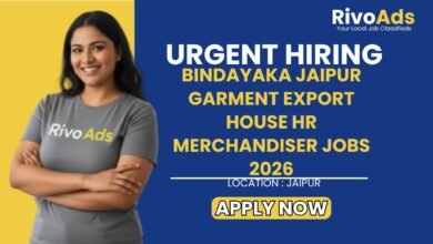 Bindayaka Jaipur Garment Export House HR Merchandiser Jobs 2026