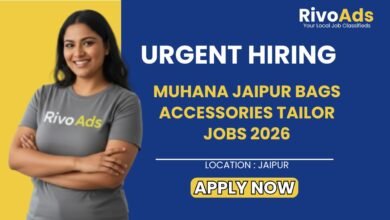 Muhana Jaipur Bags Accessories Tailor Jobs 2026