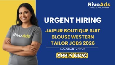 Jaipur Boutique Suit Blouse Western Tailor Jobs 2026