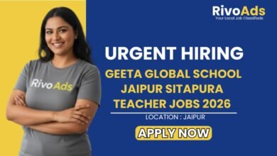 Geeta Global School Jaipur Sitapura Teacher Jobs 2026