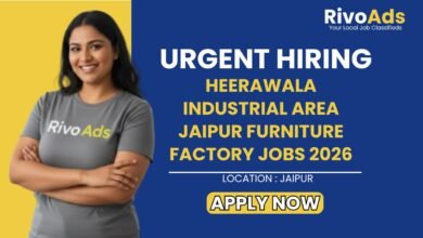 Heerawala Industrial Area Jaipur Furniture Factory Jobs 2026