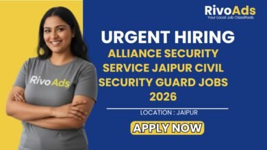 Alliance Security Service Jaipur Civil Security Guard Jobs 2026