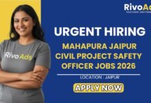 Mahapura Jaipur Civil Project Safety Officer Jobs 2026