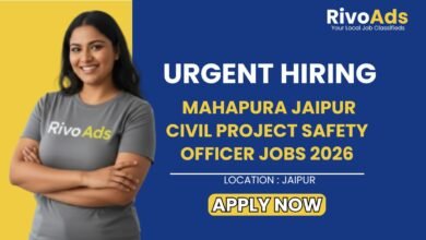 Mahapura Jaipur Civil Project Safety Officer Jobs 2026
