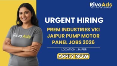 Prem Industries VKI Jaipur Pump Motor Panel Jobs 2026