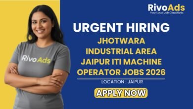 Jhotwara Industrial Area Jaipur ITI Machine Operator Jobs 2026