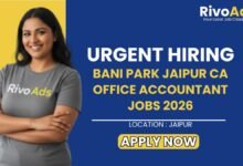 Bani Park Jaipur CA Office Accountant Jobs 2026