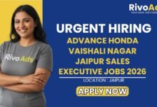 Advance Honda Vaishali Nagar Jaipur Sales Executive Jobs 2026