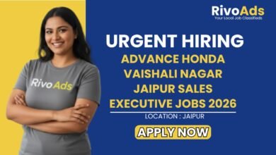 Advance Honda Vaishali Nagar Jaipur Sales Executive Jobs 2026