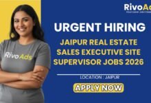 Jaipur Real Estate Sales Executive Site Supervisor Jobs 2026