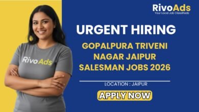 Gopalpura Triveni Nagar Jaipur Salesman Jobs 2026