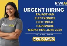 Rajasthan Electronics Electrical Hardware Marketing Jobs 2026