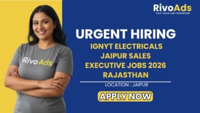 Ignyt Electricals Jaipur Sales Executive Jobs 2026 Rajasthan