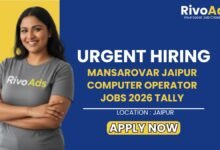 Mansarovar Jaipur Computer Operator Jobs 2026 Tally