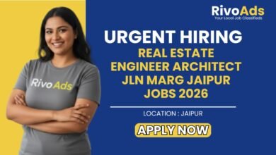Real Estate Engineer Architect JLN Marg Jaipur Jobs 2026