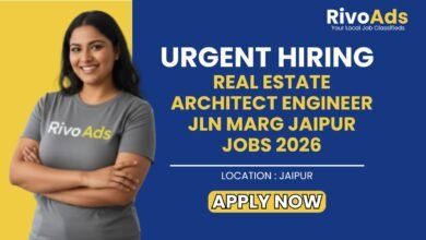 Real Estate Architect Engineer JLN Marg Jaipur Jobs 2026
