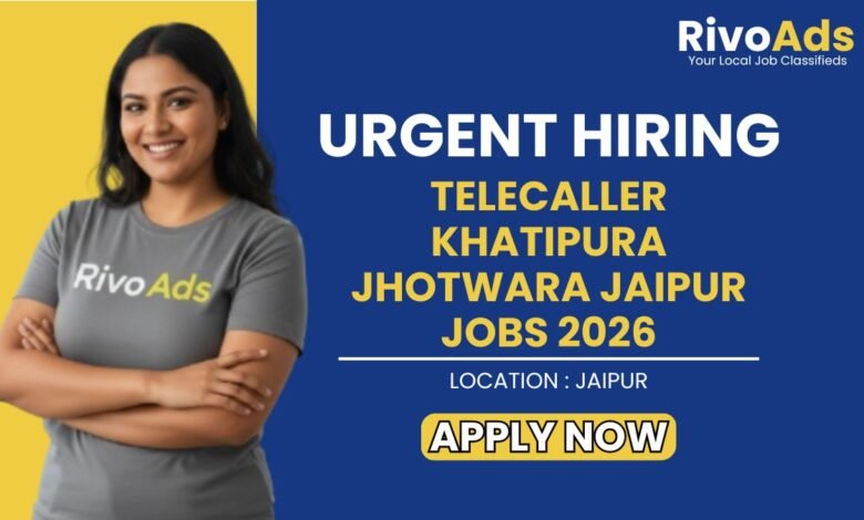 Telecaller Khatipura Jhotwara Jaipur Jobs 2026